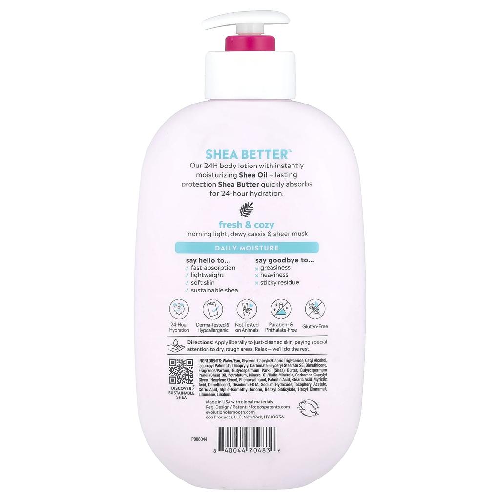 Shea Better™ 24H Moisture Body Lotion, Fresh & Cozy, 473Ml(16Fl Oz)