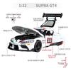 1:32 GR Supra GT4 Simulation Alloy Sports Car Model Sound and Light Pull Back Toy Gift Diecast Alloy Car Model Collectibl
