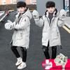 Boys' Winter Mid-Length Cotton Coat 2024 - Thick, Trendy Down Jacket for Kids