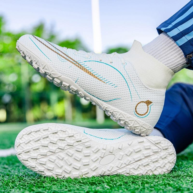 2025 summer European Cup new high-top football shoes youth adult AG long nails TF broken nails training football shoes