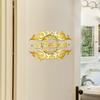 Tj12010 Hand-Painted Bronzing Bathroom English Pattern Door Sticker Decoration Room Bedroom Background Self-Adhesive Wall Sticker