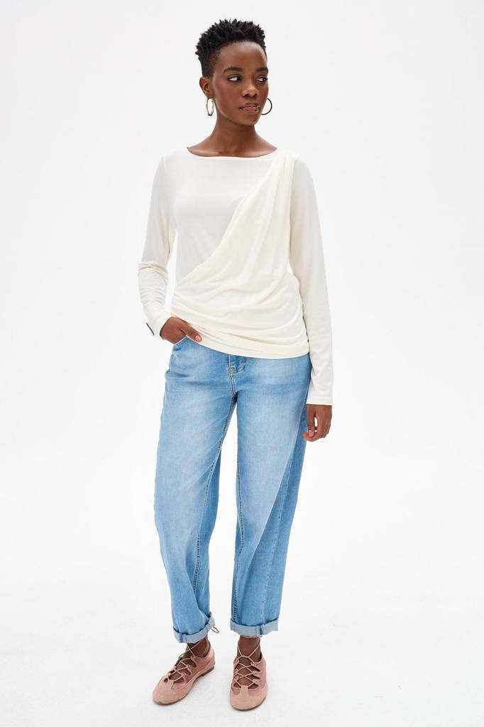 Nanu Women's Blouse Ecru 44/46