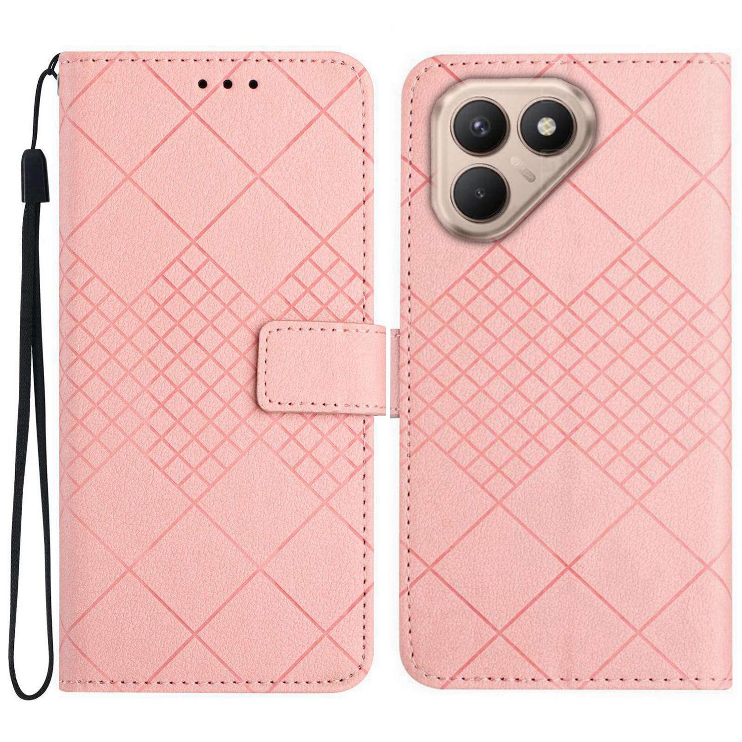 

For TECNO Pova 7 4G Case Wallet Imprint PU Leather Flip Folio Phone Cover