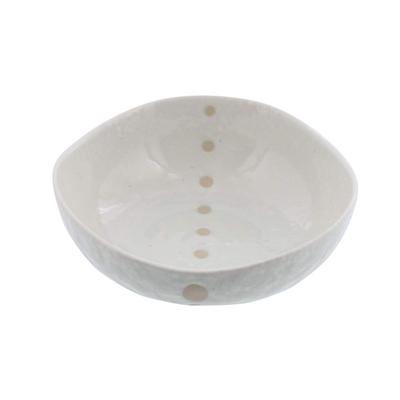 Tableware East Dreieckige 4,5-Zoll-Schüssel Japanisches Geschirr Polka Dot Kleine Schüssel