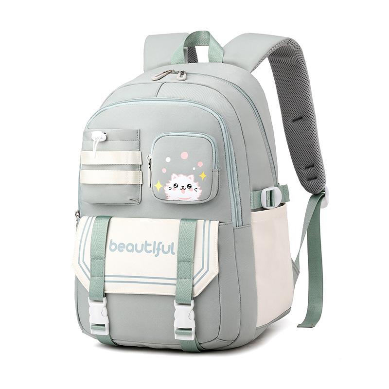 

New Schoolbag Middle School Students Ins High Quality Large Capacity Girls Backpack College Style College Students Fashion Backpack