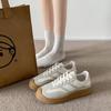 2024 Herbst neue dünne atmungsaktive Board-Schuhe Damen Nische Retro lässige Plateau deutsche Trainingsschuhe weiße Schuhe Damen
