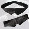 Anime Jujutsu Kaisen Gojo Satoru Same Eye Mask Glasses Cosplay Accessories Black PU Eye Patch For Men Gift Prop Accessories