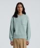 KNITTED Cashmere Wool Pocket Round Knit Mint