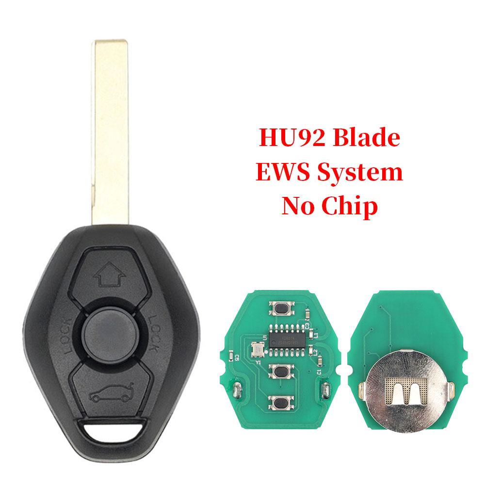 Liberty EWS System ID44 PCF7935 Chip 315/433MHz HU58/HU92 Car Remote Key For BMW 1/3/5/7 Series X3 X5 Z3 Z4 E38 E39 E46 E65
