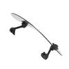 Motorcycle Wind Deflector With Adjustable Angle Windshield Extension Spoiler For Street Cruisers And Retro Bikes