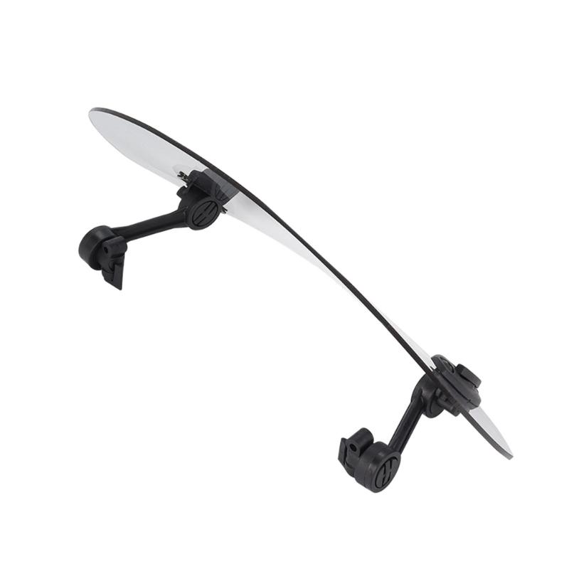 Motorcycle Wind Deflector With Adjustable Angle Windshield Extension Spoiler For Street Cruisers And Retro Bikes