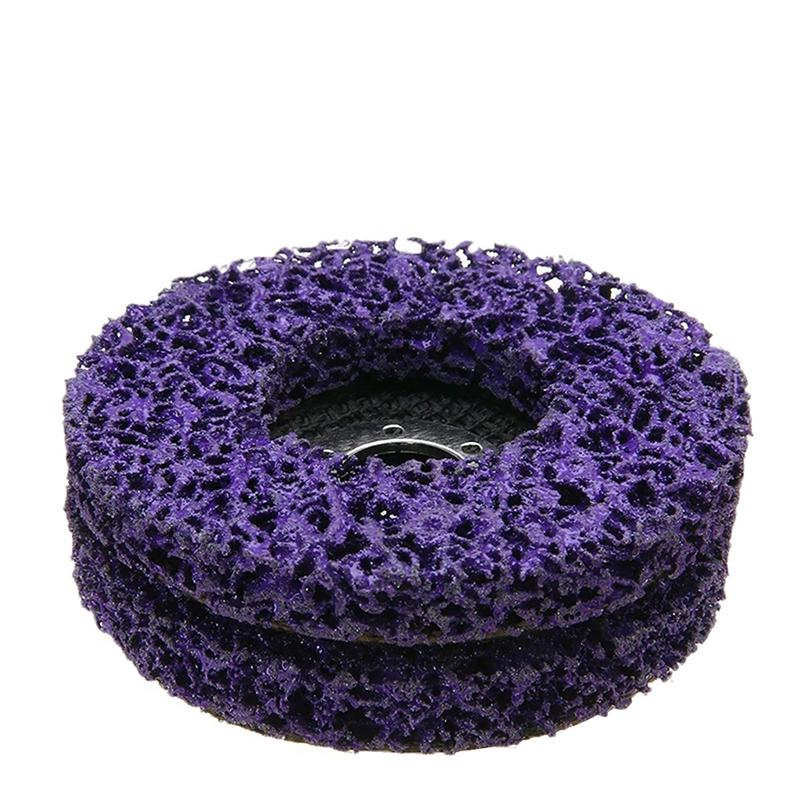 Poly Strip Disc Abrasive Wheel Paint Rust Remover Clean Grinding Wheels For Motorcycles Durable Angle Grinder Car 100/115/125mm