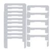 Uprgades Metal Wall Plate Spacers Metal Device Leveler Plates Flush Fit Leveling Plates for Electrical Outlets & Boxes