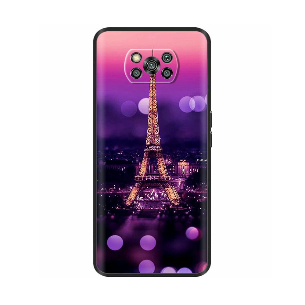 For Xiaomi Poco X3 NFC Case Printed Cartoon Silicone Back Cover Soft Bumper Phone Case For POCO X3 Pro X 3 TPU Case Funda 6.67''