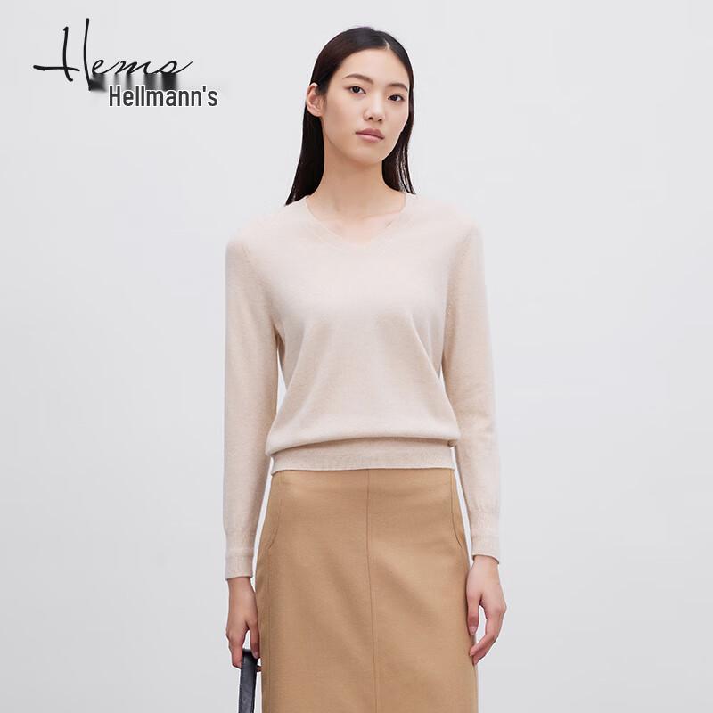 Haermans Women's V-Neck Cashmere Sweater