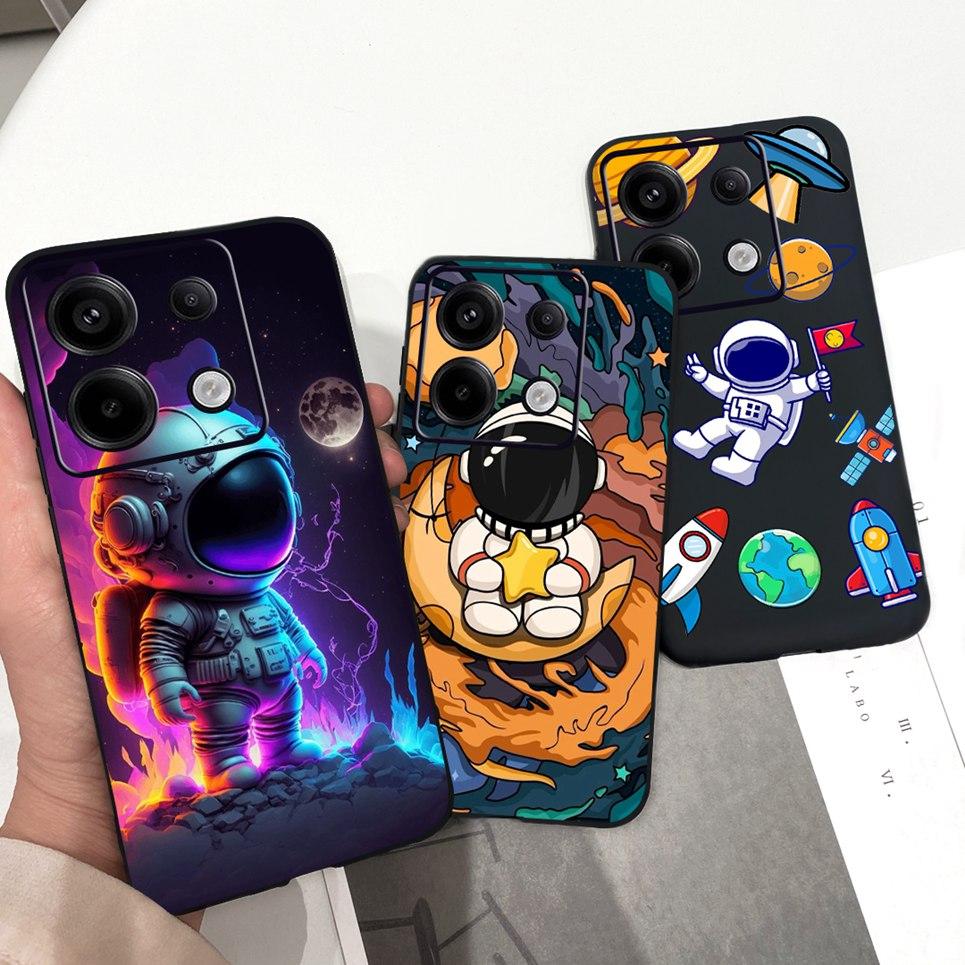 For Xiaomi Poco X6 Pro 5G Phone Case Xiaomi Poco M6 Pro 4G Back Cover Cartoon Cool Style Child's Coque Funda Soft Silicone TPU