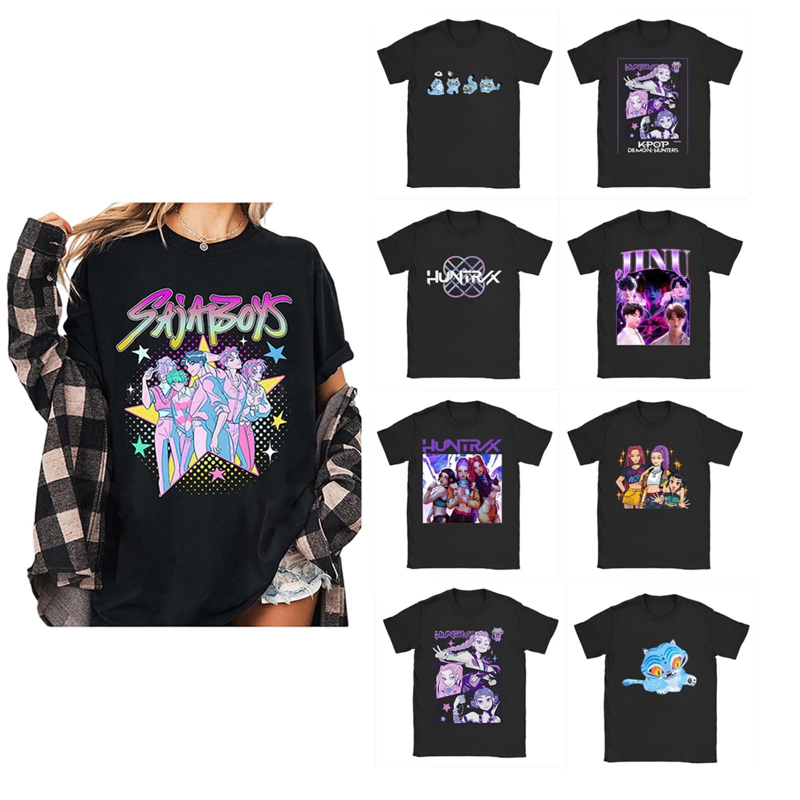 

Round Neck Short Sleeve T-shirt Casual Loose Top XS небо синє кольору