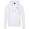 Emporio Armani Ss22 Letter Print Hooded Pullover Long Sleeve Sweatshirt Men Sweatshirt White 3LPM61-PJEQZ-1100
