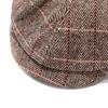Middle-Aged and Elderly Octagonal Cap Men's Beret Autumn Winter Newsboy Caps Woolen Painter's Cap