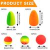 10Pcs Foam Fishing Float Fly Fishing Buoys Pompano Rig Floats Bobbers For Trout Catfish Walleye Fishing Tackle Accessories