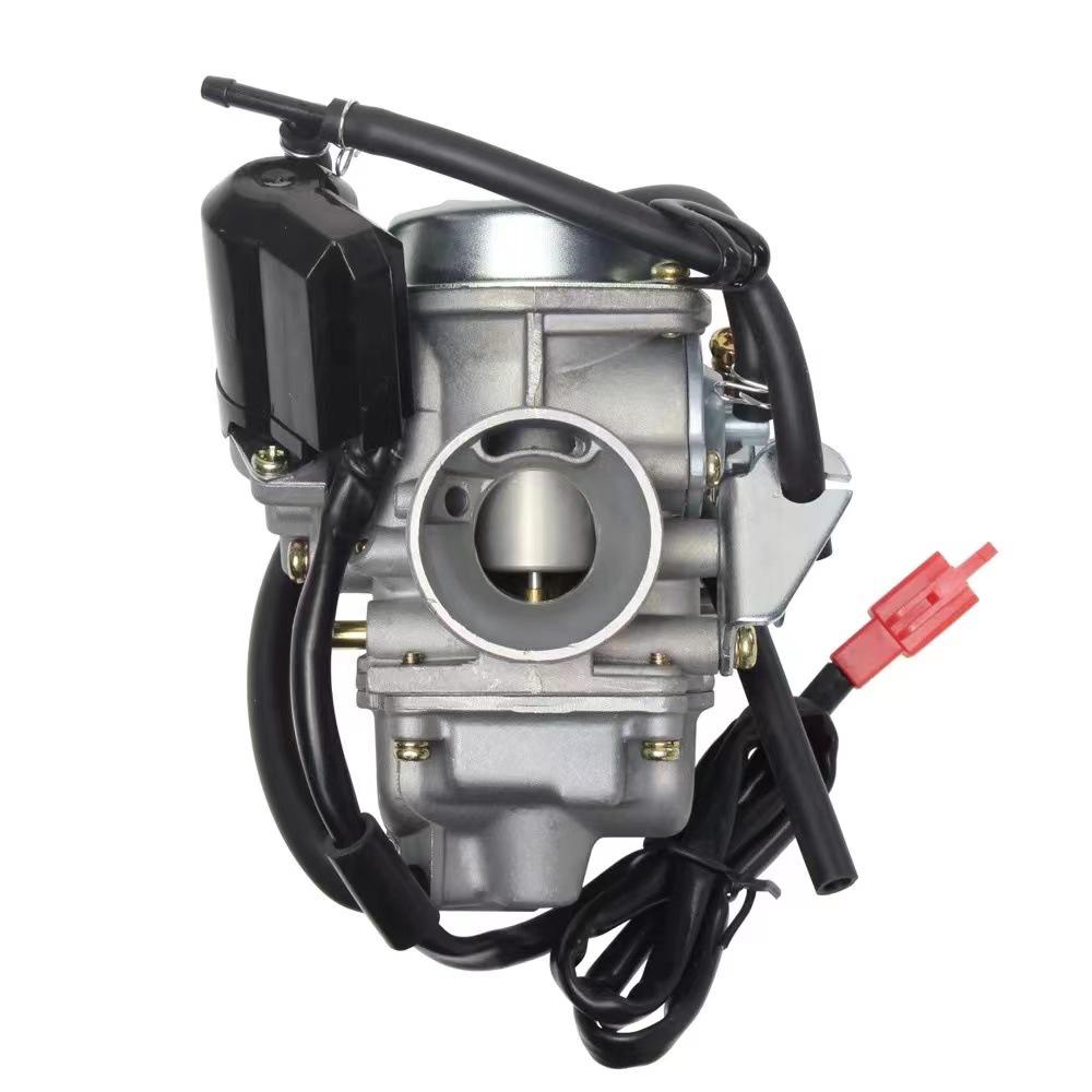 PD24J 24mm Carburetor for 125cc/150cc GY6 4-Stroke Motorcycles and ATVs