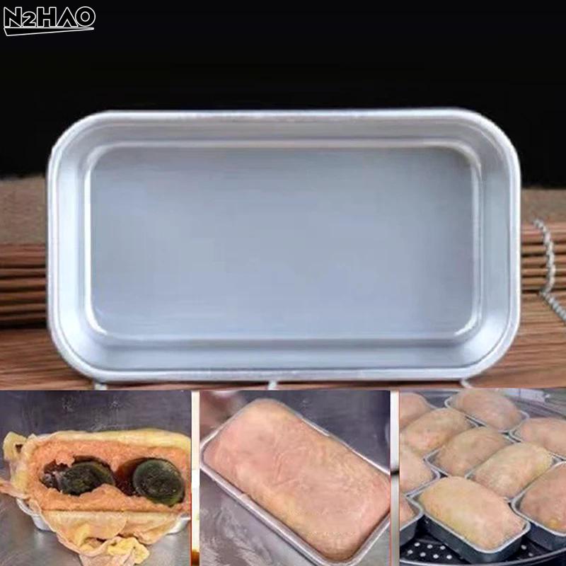 Aluminum Alloy Lunch Meat Preservation Box Cake Baking Tray Loaf Pan Kitchen Baking Tools Rectangular Bread Mold