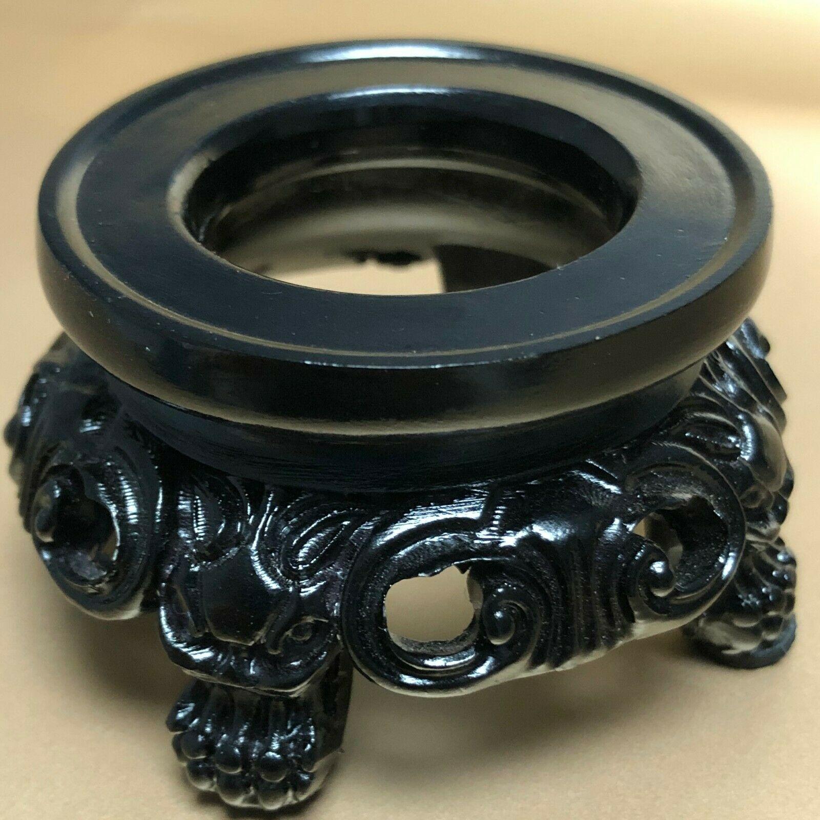 Новый черный смоляной хрустальный шар основание сфера пьедестал европейский стиль домашний декор стенд фотореквизит украшения аксессуары Fit 3-4cm ball