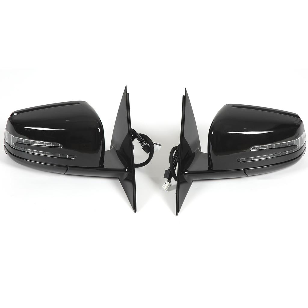 Side Power Door Mirror 2218100576 Heating Folding Turn Signal Mirror Replacement for Benz S Class W221 2007‑2013