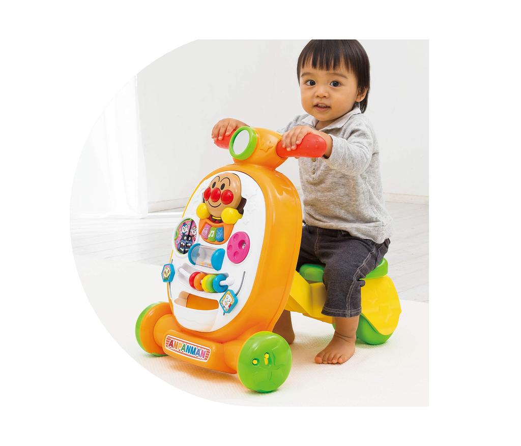 AGATSUMA Anpanman Ride Push Henshin Walker W430 x H480 x D540mm