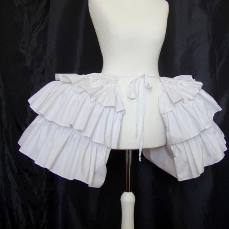 Elastic Waist Ruffled Skirt Support Girls Cosplay Violence Petticoat Wedding Dress Underskirt for Bride Photography