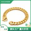 Accessories Fashion Cuban Stainless Steel Bracelet, Simple Titanium Steel Men's Bracelet
