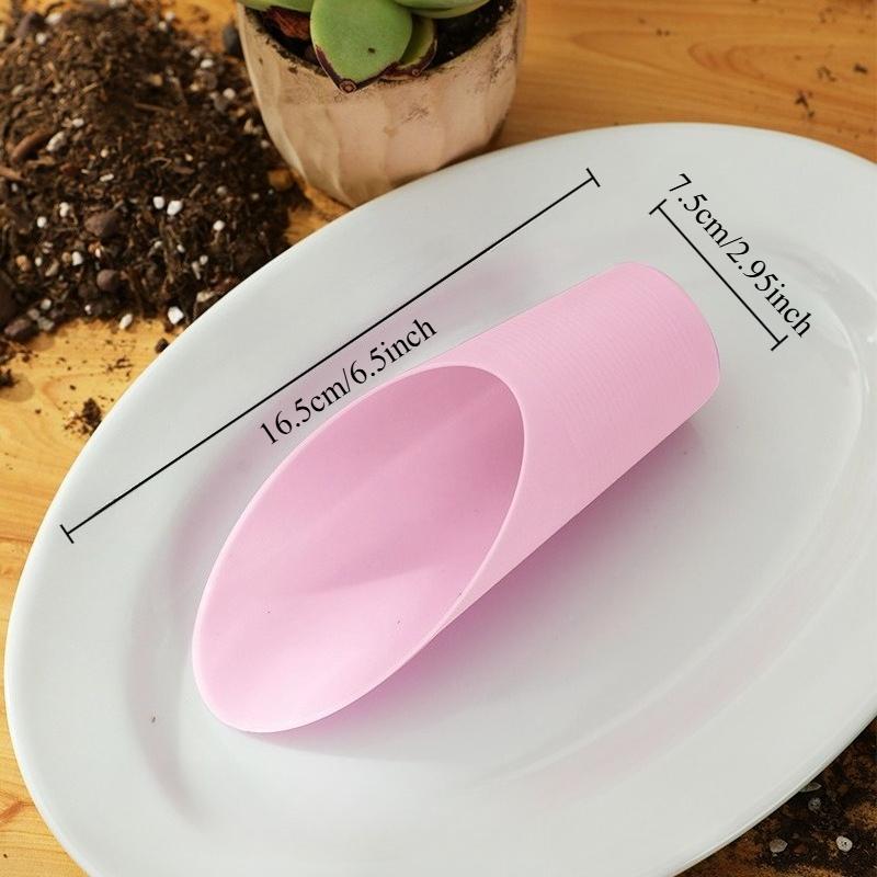 Plastic Bucket Shovel Potted Cultivation Cylinder Mini Fleshy Plant Soil Spade&Shovel Gardening Flower Pots Planting Accessories