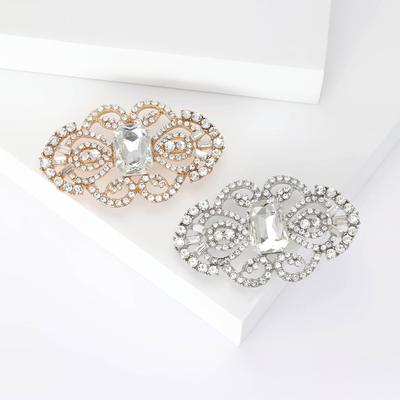 Modelegierung Diamant Braut Brosche Damenmantel Corsage Kragen Pin Schal Schnalle Braut Accessoires Kragen Pin