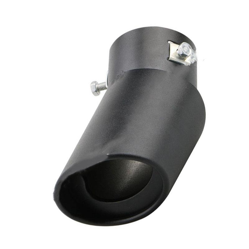 Punta de Escape de Coche Acero Inoxidable Inoxidable Universal Cola de Escape Garganta para Tubo de 5.3cm a 3.8cm