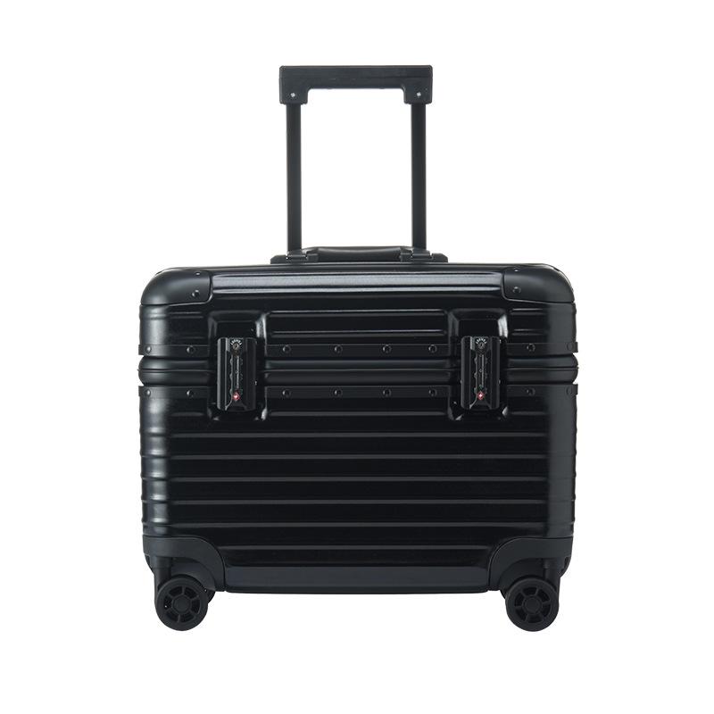 

Flip-up Photography Luggage: Wine Box Travel Suitcase for Pilots & Flight Attendants, Leather Carry-on, Rolling Suitcase for Men & Women. 18 inch