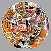 50 Basketball Sports Stickers: Trendy Graffiti for Luggage, Laptops, and Cars