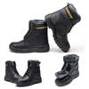 Herren Freizeitschuhe Safty Stiefel Retro Leder Schneeschuhe