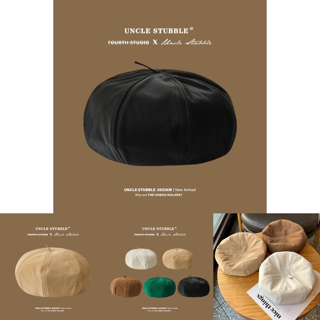 Elegant Pure Cotton Beret Hat For Women Spring Summer New Fashion Versatile Design