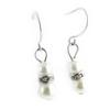 Les Trésors De Lily [L1590] - Ivory 'Sissi' Designer Earrings