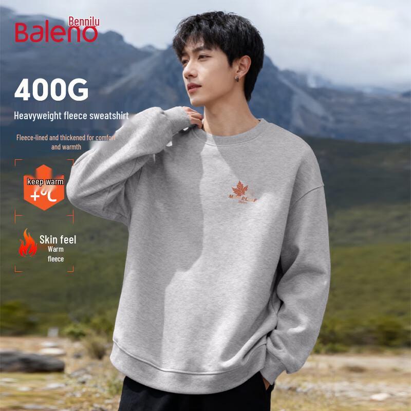 

Baleno Men s Fleece Lined Casual Sweatshirt XL