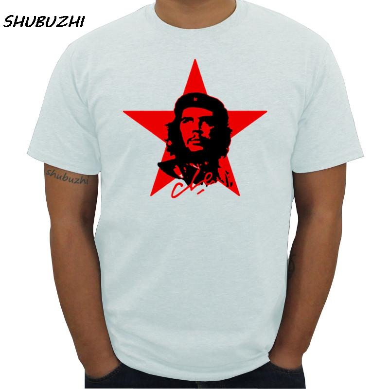 Original Che Guevara T Shirt Men Brand Famous Short Sleeved T-Shirt Red Star Printed Fitness Cotton Swag Tee Shirts