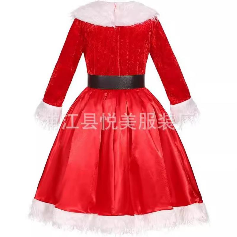 Crăciun Nou, Haine de Crăciun pentru Adulți, Copii, Femei, Rochie de Crăciun Luminoasă