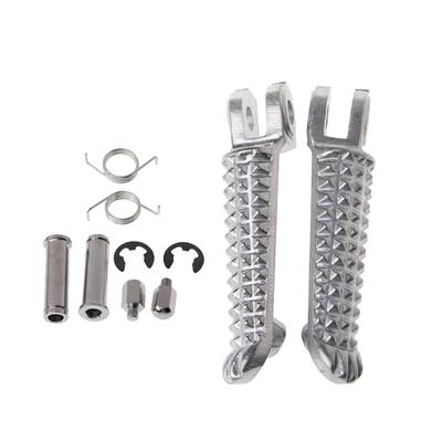 1 Pair Front Footrest Footpeg Peg For Yamaha YZF R1 98-14 YZF R6 99-12 R6S 03-08