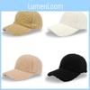Solid Plush Color Baseball Cap Warm Winter Outdoor Hat Fashion Gift Breathable