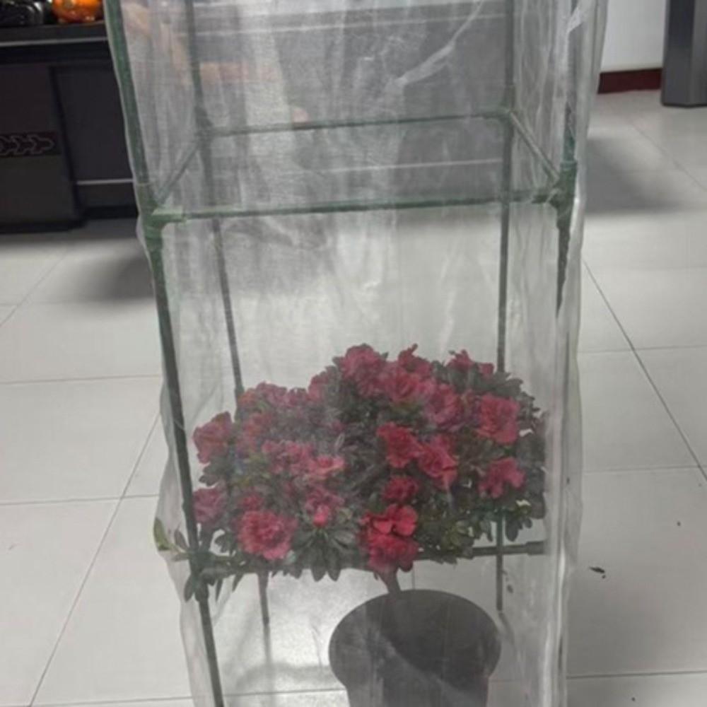 Fine Mesh Plant Netting Cover Breathable Tear Resistant Tomato Cage Cover Zipper Closure Square Shape Plant Protection Net