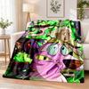 Courage the Cowardly Dog Flannel Throw Blanket Soft Warm Cozy For Sofa Bed Indoor Home Bedroom Use