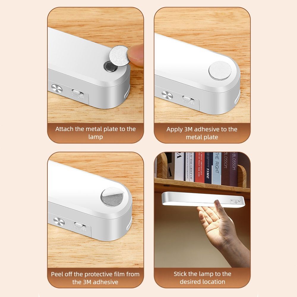 28cm Magnetic LED Lighting Dimming Function Remote Control Touch Control Lamp Rechargeable Eye-care Table Lamp Bedside Lighting