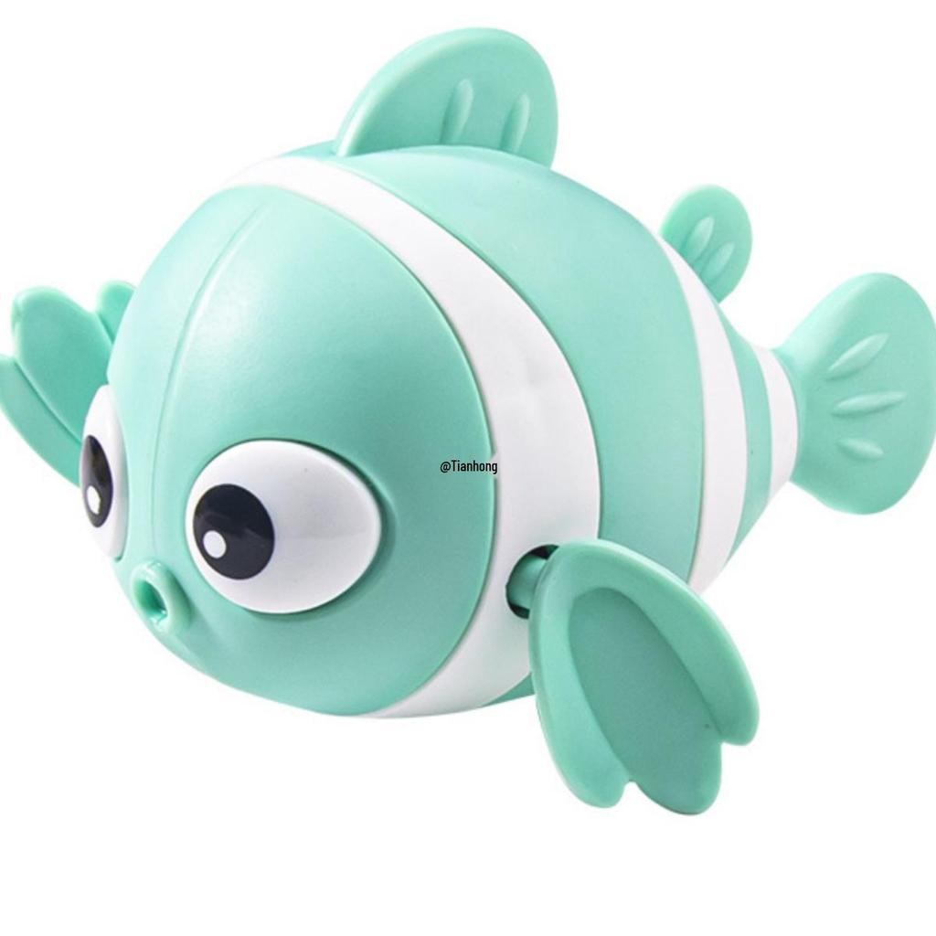 Wind-Up Clownfish Bath Toys for Kids - Fun Swimming Water Play