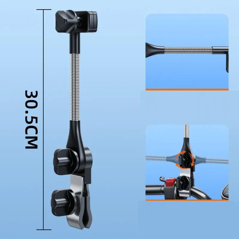 Golf Cart Umbrella Attachment Bike Accessories Stroller Bracket Golf Umbrella Clip Adjustable Angle Non-slip Clamp