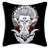 Hot Anime Jujutsu Kaisen Pillow Covers Cartoon Sofa Decorative Home Double-Sided Printing Short Plush Cute Cushion Cover